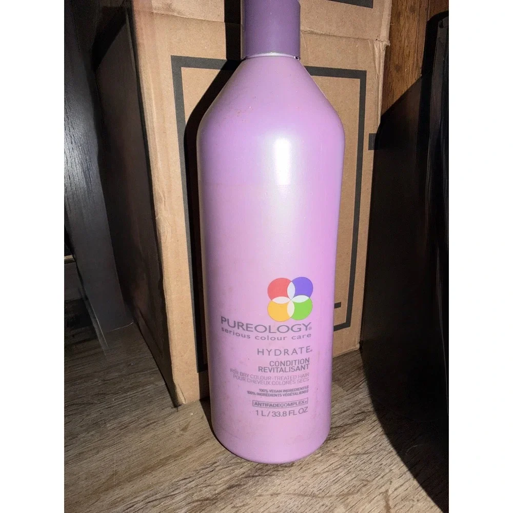 Pureology Hydrate Conditioner 33.8 fl oz Vegan Color Hair Care Liter